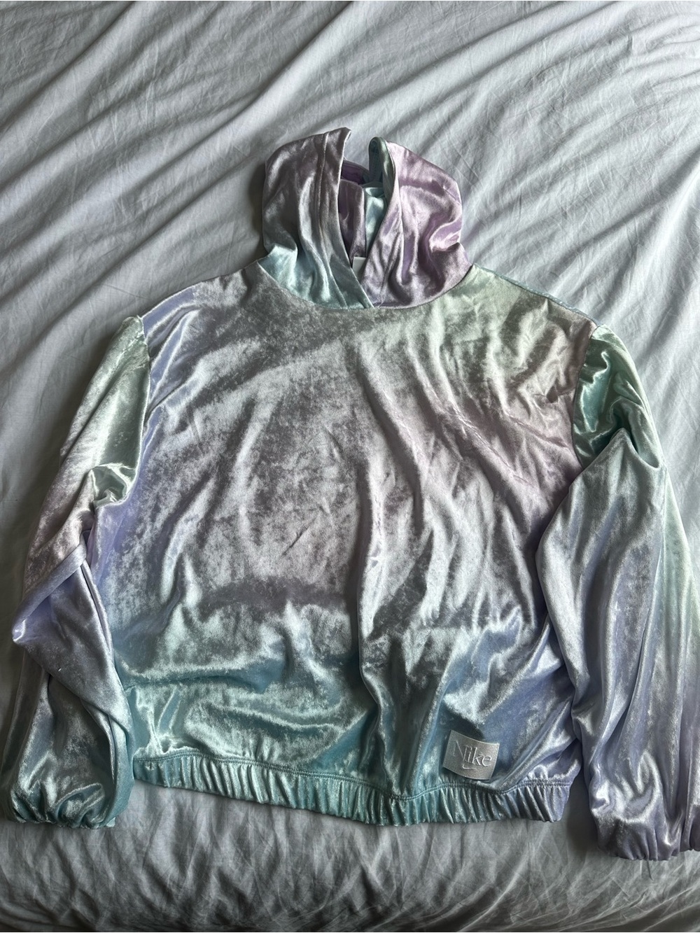 Nike Iridescent Pastel Hoodie in Lavender, Mint, Pink